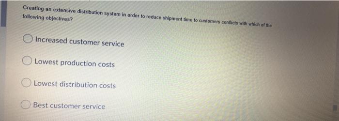 Creating an extensive distribution system in