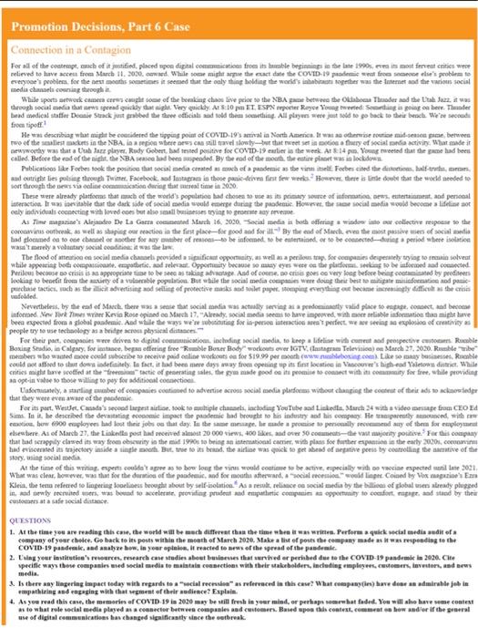 3. Is there any lingering impact today with