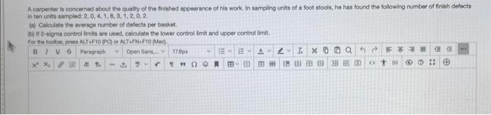 quick please! thanks! A carpenter is concerned