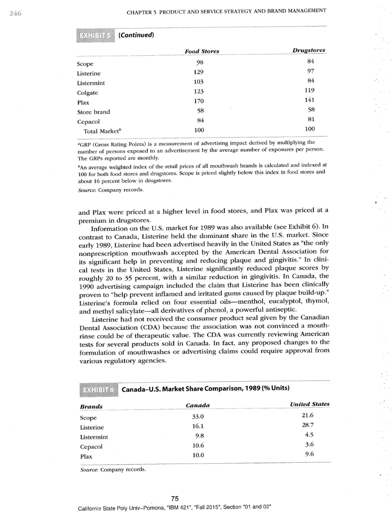 Discussion Plan for Proctor & Gamble Scope