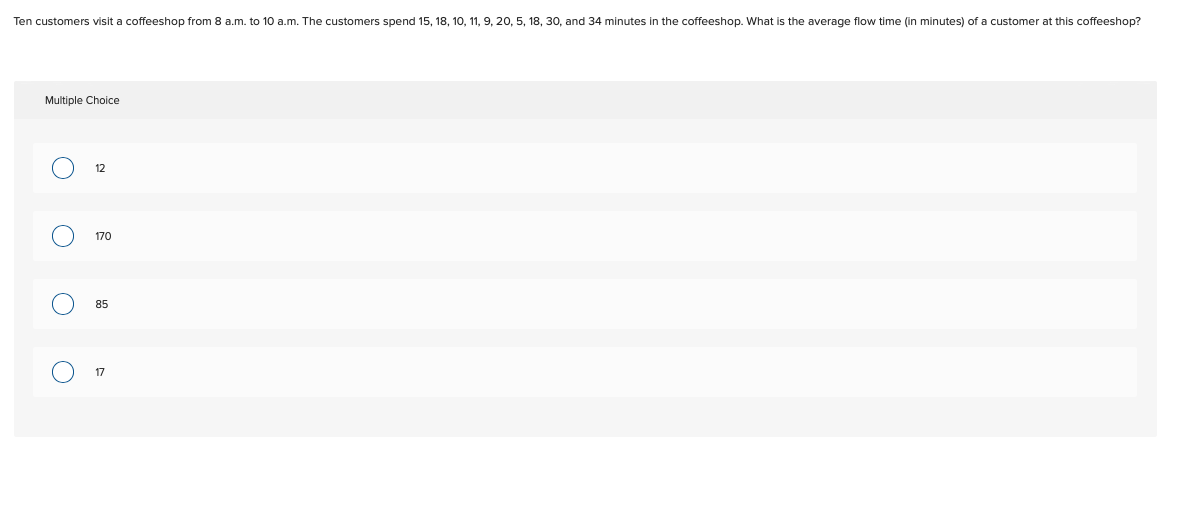 For a car wash operation, the flow rate is: