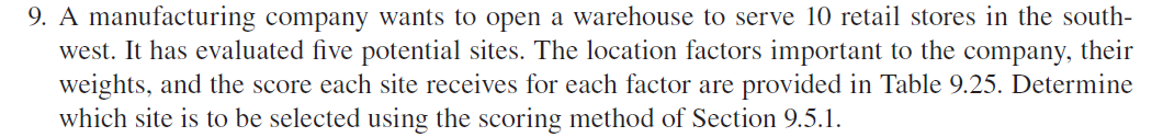 9.5 TECHNIQUES FOR DISCRETE SPACE LOCATION