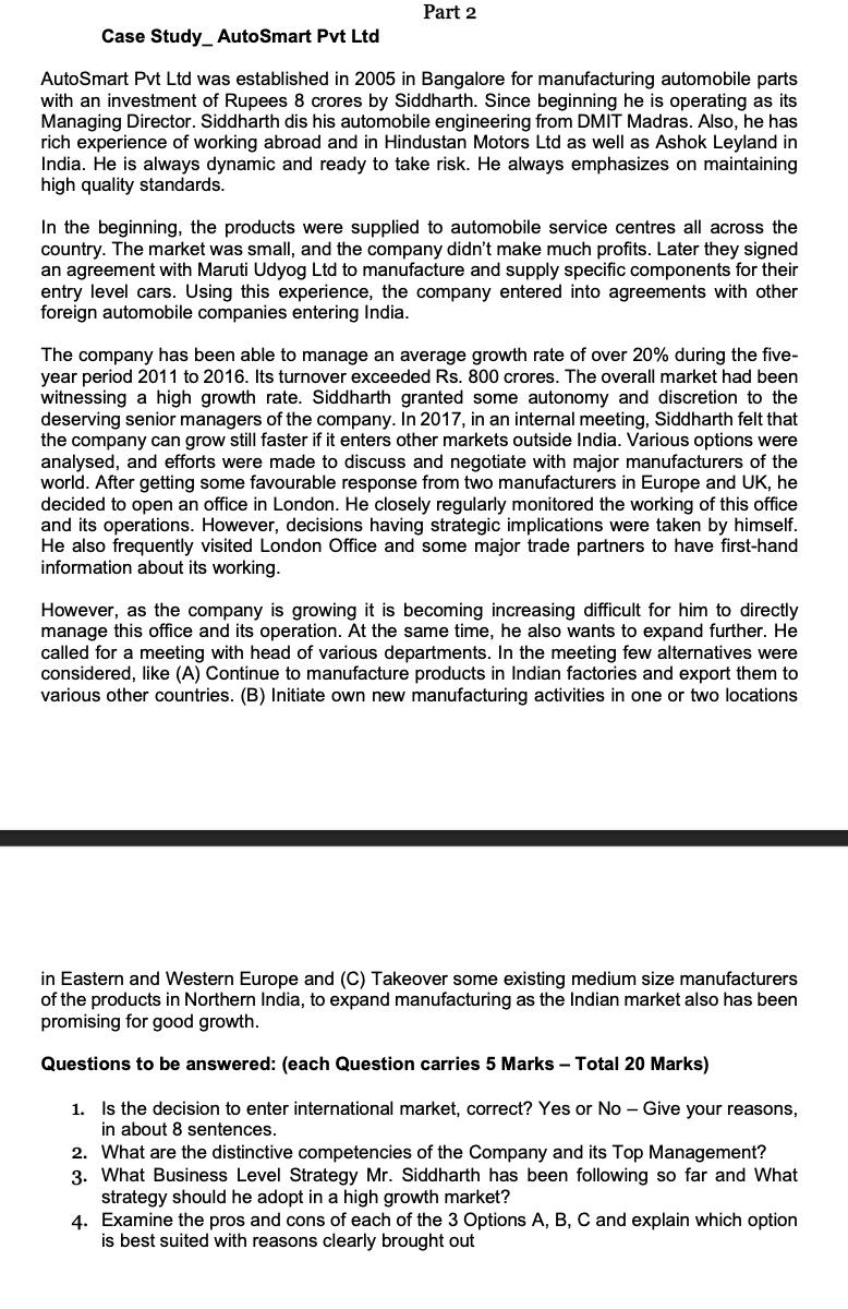 AutoSmart Pvt Ltd was established in 2005 in