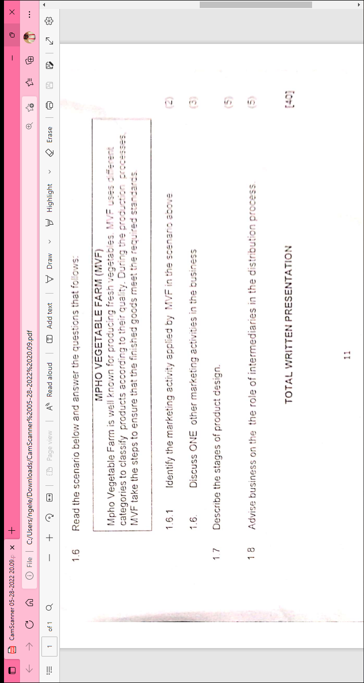 D = PDF CamScanner 05-28-2022 20.09.p X 1 of 1