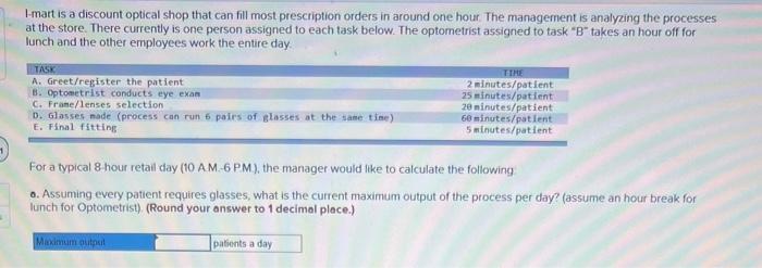 I-mart is a discount optical shop that can fill