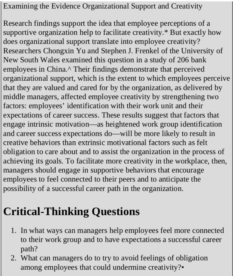 If possible in APA style Examining the Evidence