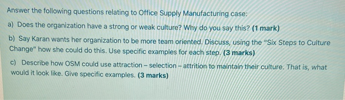 Case study is in the end. + In the Office Supply