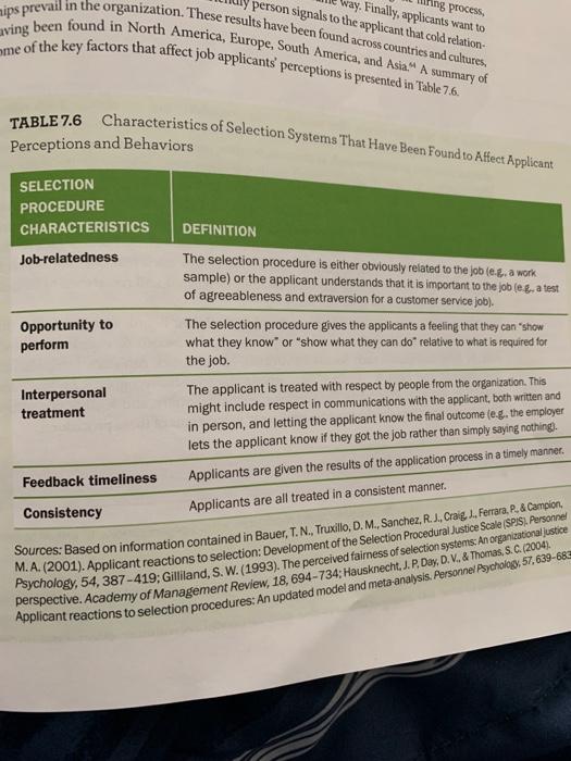 CHAPTER 7 Selection Processes and Procedures 175