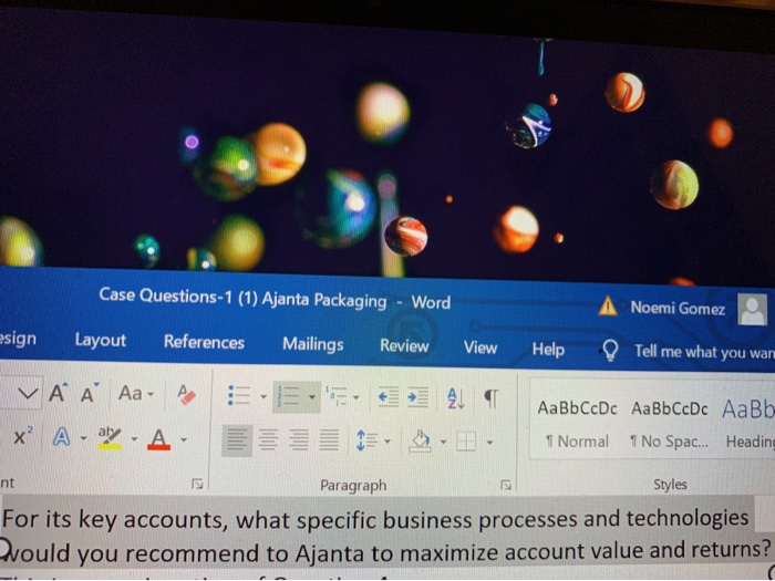 Ajanta Packaging case study Case Questions-1 (1)