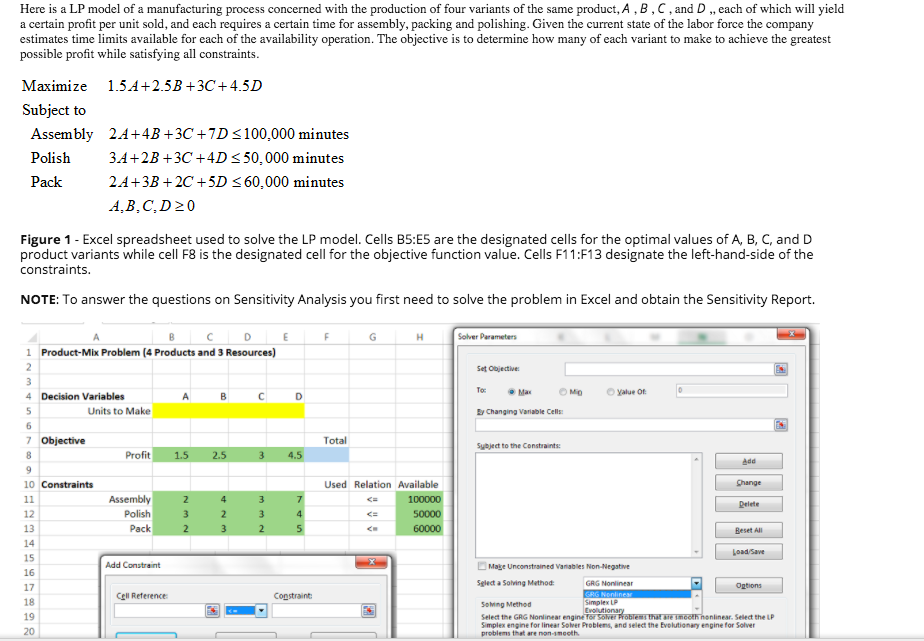 Question broken down. 1. What cell(s) reference