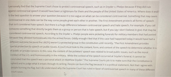 point made by other students are : #1 Why do you