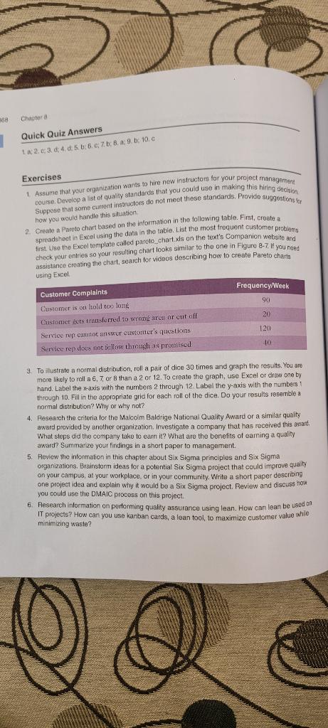 Only Question 2 Please 368 Chapter Quick Quiz