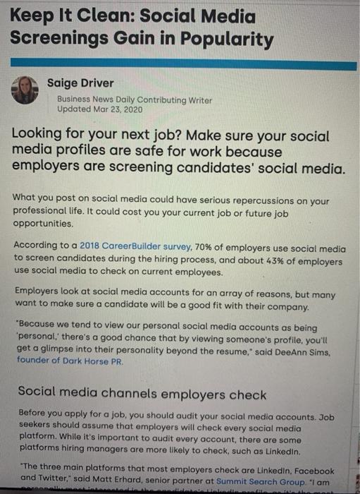 Read the business news article, "Keep it