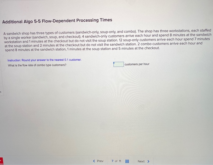 Additional Algo 5-5 Flow-Dependent Processing