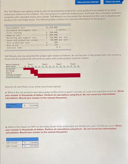 please show what formulas are used to get answer