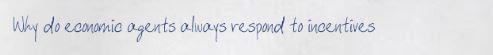 Why do ecmornic agents always respond to