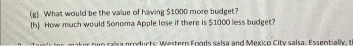 2. Remember the Sonoma Apple problem in the