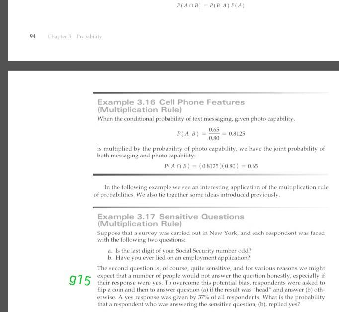 g PANB! - PBAPA) 94 Chapter Trobability Example