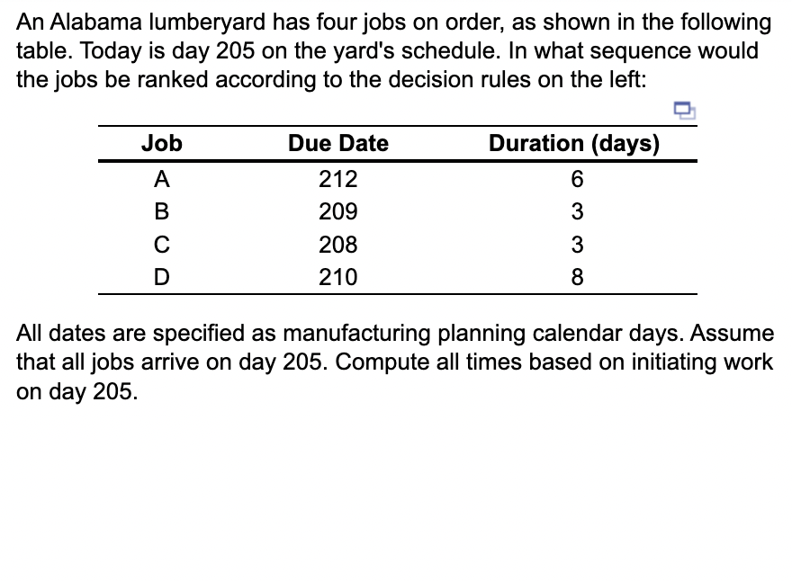a) Using the FCFS (first come, first served)