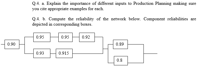 Just answer Q4b please Q.4. a. Explain the
