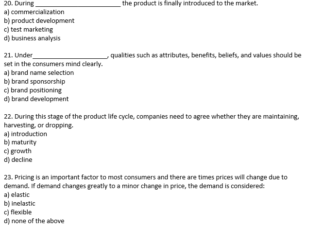 Please answer all question with out explanation ,