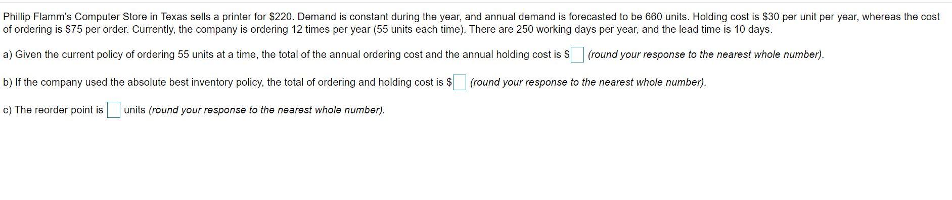 Phillip Flamm's Computer Store in Texas sells a