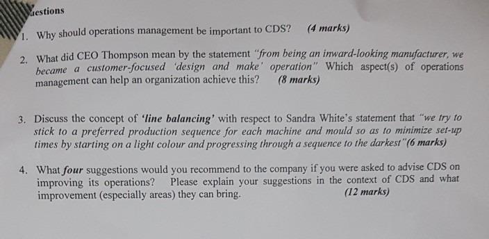 NEED only Question number 4 most important with