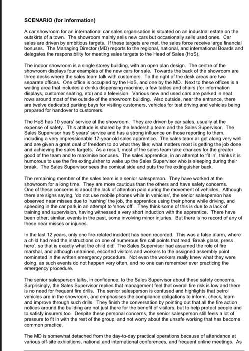 Task 3: Accident reporting Within a workplace