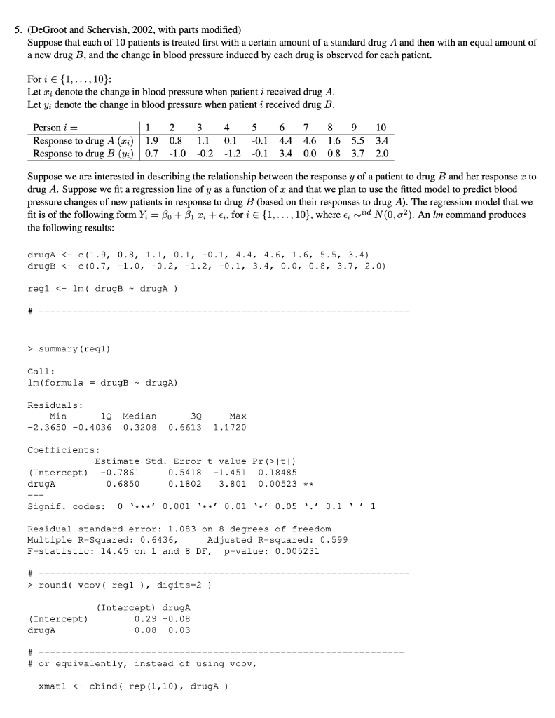 Please show all work and answer all parts,