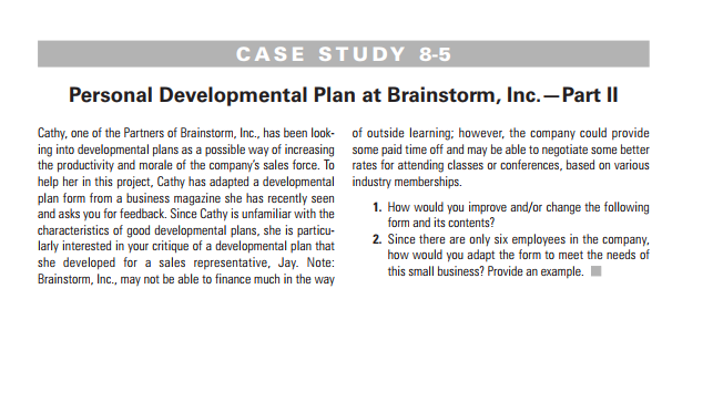 PLEASE ANSWER QUESTION 1 - How would you improve