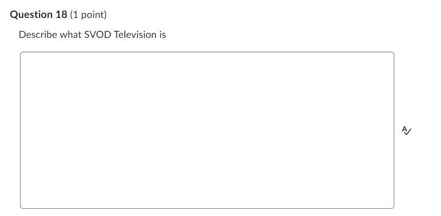 Describe what SVOD Television is