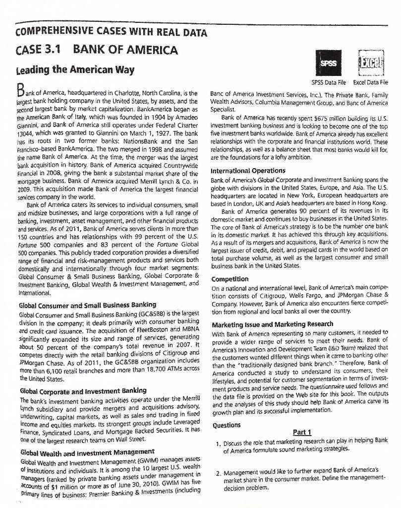 Only question from #5 to 9 COMPREHENSIVE CASES