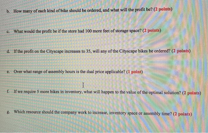 A large sporting goods store is placing an order