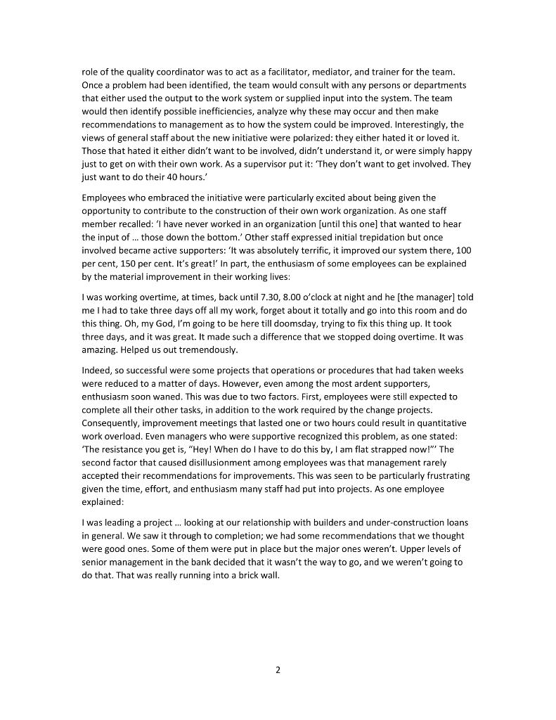 Questions 1 With reference to the case study,