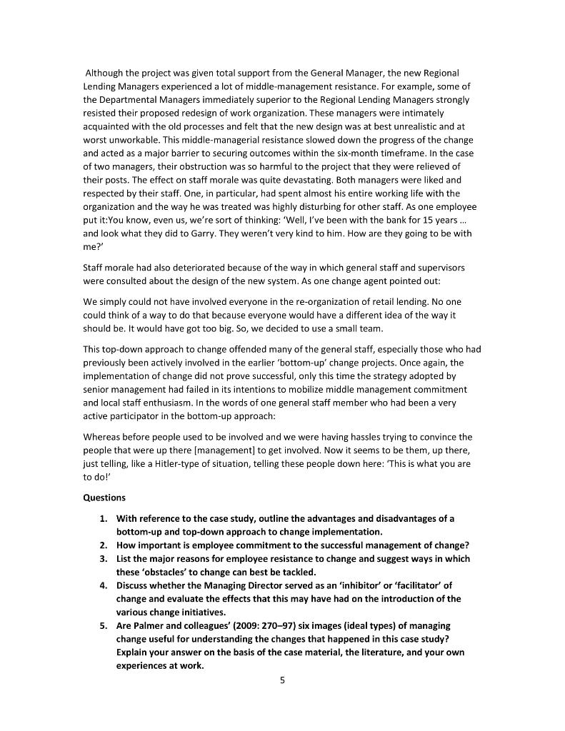 Questions 1 With reference to the case study,