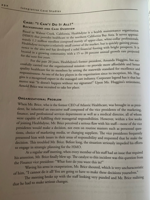 blicies or programs 2. Nowhere Job case: Write a