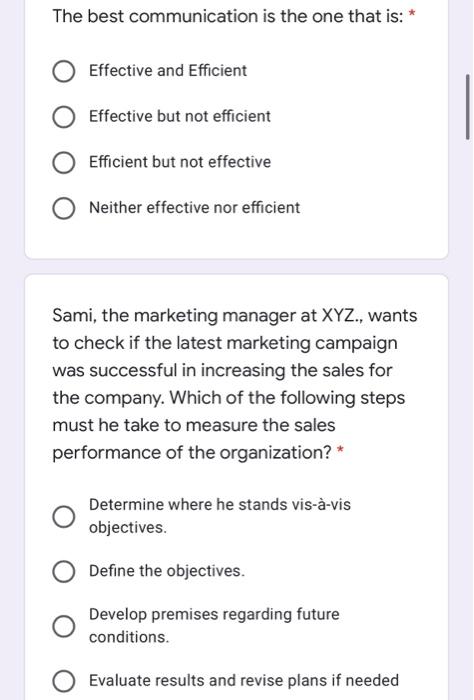 The best communication is the one that is: