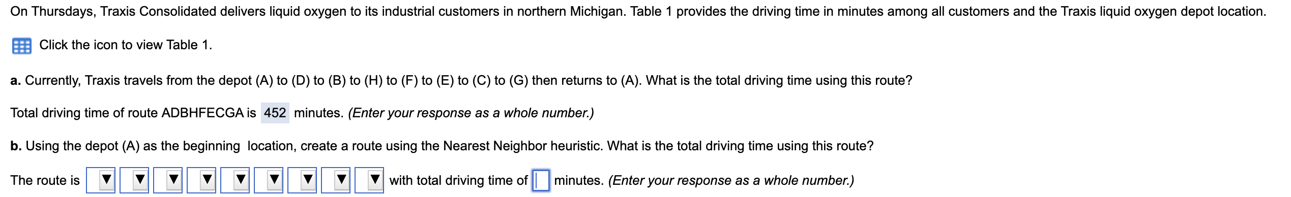 On Thursdays, Traxis Consolidated delivers liquid