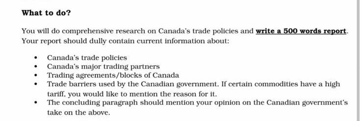 What to do? You will do comprehensive research on