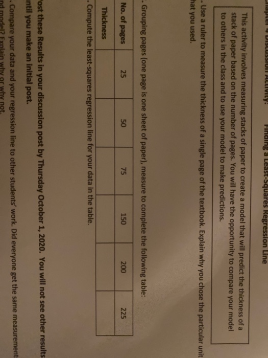 lapel DISCUSSIUN Activity: Finding a