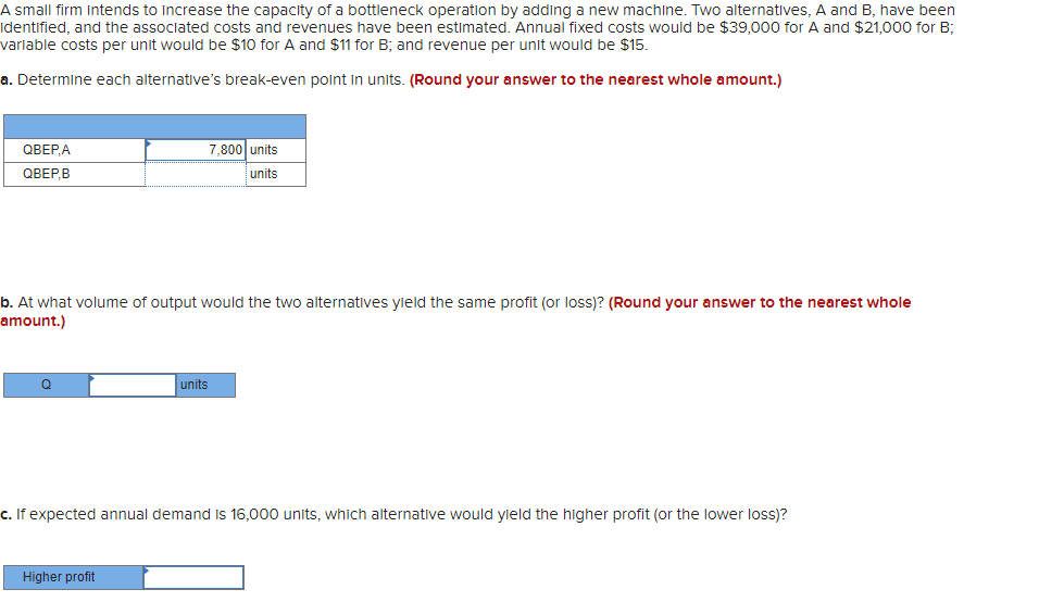 A small firm intends to increase the capacity of