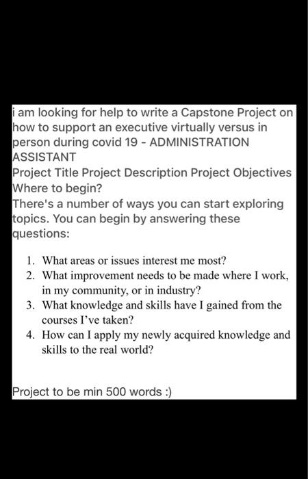 Project Overview Template Project Title Project