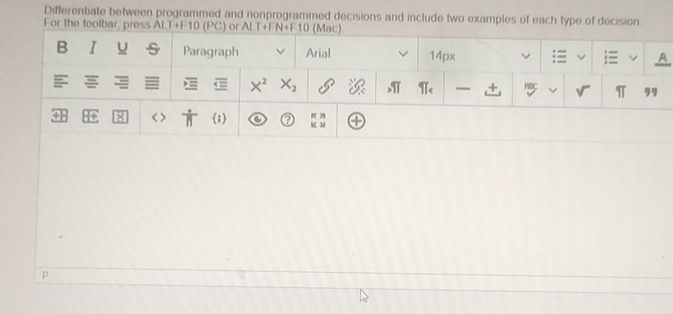Differentiate between programmed and
