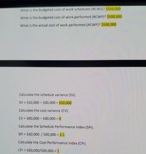 GENG8020 Assignment #4 Earned Value Analysis Your