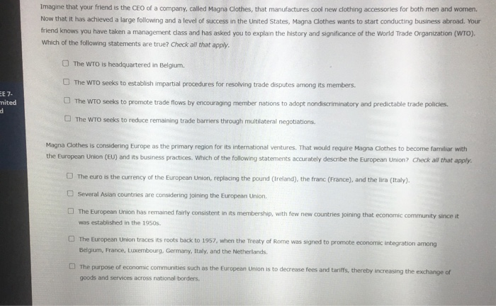 Imagine that your friend is the CEO of a company,