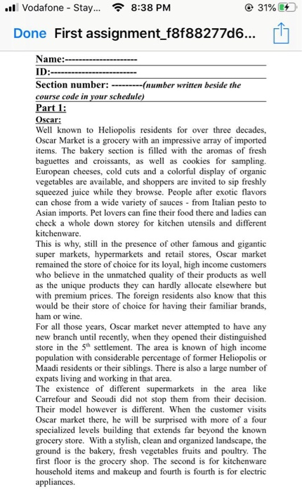 marketing TRUE/FALSE. Please answer all of the