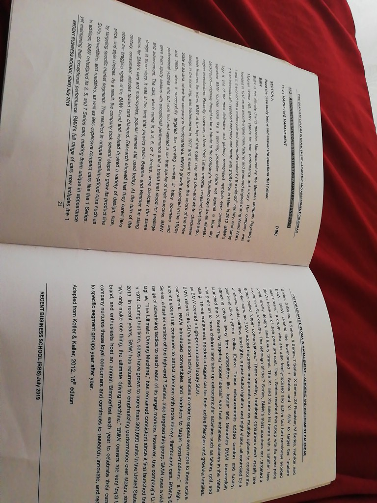 Marketing Management assignment 1.2 explain why