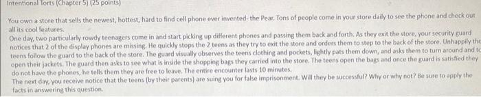 needs to be around 2 paragraphs! You own a store