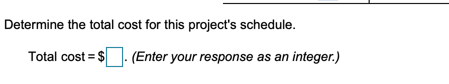 how to solve b&c? You are in charge of a project
