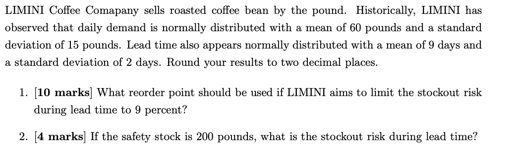LIMINI Coffee Comapany sells roasted coffee bean
